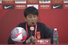 中国U16队主帅浮岛敏：下半场表现令人满意