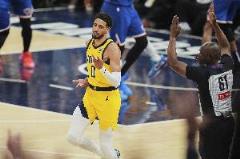 哈利伯顿表现低迷 球队23分仅占24% 远低于前四场41%