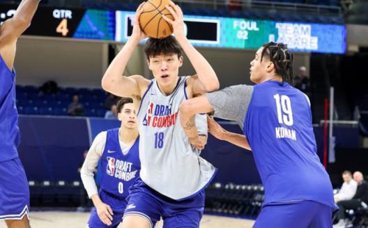 杨瀚森第二队单独试训表现亮眼 返回洛城休整后再出发