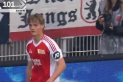 柏林联合后卫奎菲尔德34米外世界波破门当选德甲赛季最佳进球