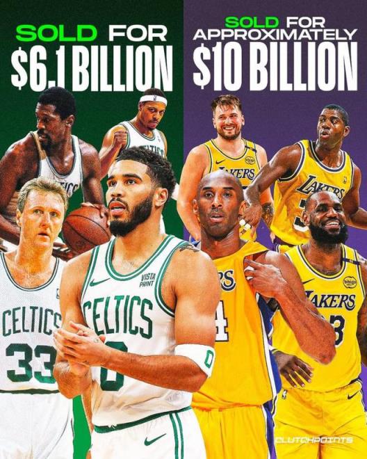NBA两大豪门易主！绿军61亿出售 湖人交易估值突破100亿
