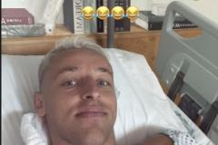 心态不错！弗拉泰西术后调侃：曾请求治治我的脚，但医生无能为力