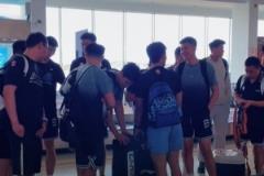 今天青岛全队抵达新疆备战夏季联赛可克达拉站