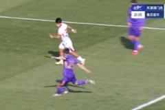 巴顿禁区抽射破门 津门虎2-0胜海牛
