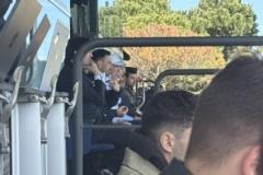 安切洛蒂携皇马教练组观战U19马德里德比