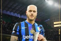 助攻双响！迪马尔科荣膺国米2-1乌迪内斯之战全场最佳