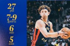 波杰姆斯三分9中7砍27+6+5！勇士官方发布数据海报致敬本场最佳球员