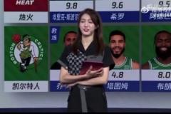女主播雪儿曾在直播时将热火称为“热狗”引发热议