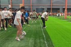 小姐姐足球体考，一看就是苦练过的