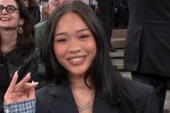 甜美奥运体操冠军现身麦迪逊场边，风采依旧引关注