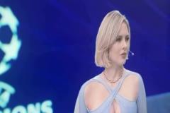 这还看个球啊！国外男球迷看到欧冠热辣女主持的反应