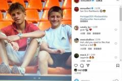 穆勒分享少年时代参观圣西罗照片：回忆中的足球圣地⚽️