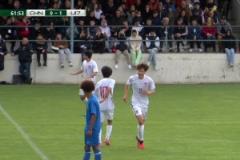 中国男足U16扳平比分！谢晋内切低射破门得手！
