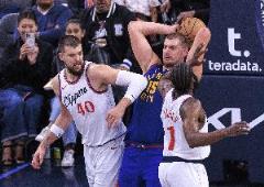 快船0-1落后！ESPN预测明日胜率：掘金58.3%仍占优 快船41.7%