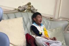 周琦儿子：曾凡博跟爸爸他们替胡明轩赢了 very good！