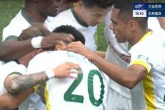 赛季首球！王子铭头球攻入，国安1-0领先