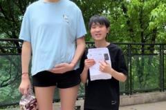 网红的2米2女朋友酷似韩旭，评论区炸锅