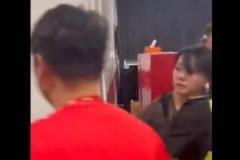 女记者遭广厦球迷踹脚 本报记者称茹姐无大碍