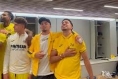 锁定欧冠席位！比利亚雷亚尔球员高唱主题曲狂庆胜利