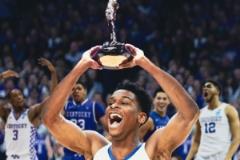 SGA力压布克、唐斯等名将当选MVP，成肯塔基大学校史第一人！