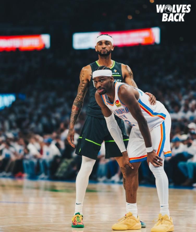 NBA西决G2：森林狼 vs 雷霆首发预测（5月23日）亚历山大再战华子
