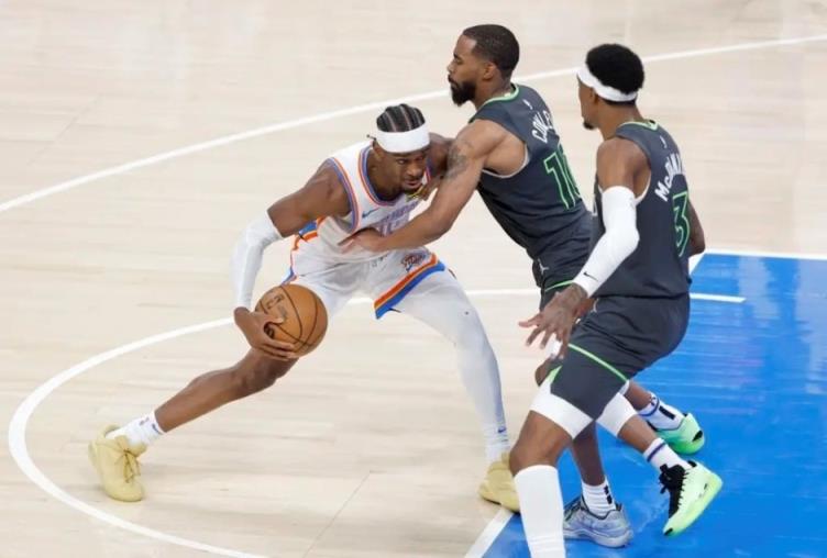 NBA西决G2直播：森林狼vs雷霆（5月23日）亚历山大MVP闪耀