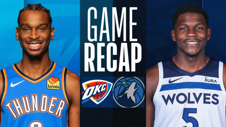 NBA季后赛雷霆对阵森林狼 首发阵容不变！两队延续G3阵容无调整！