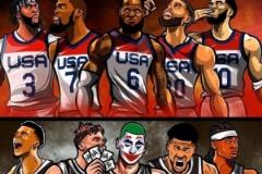 美媒曝光美国 vs 世界对阵名单，字母哥：这应成为明年全明星赛制